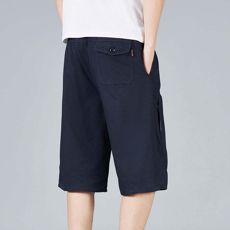 100 Cotton Mens Knee-length Shorts Summer Pants 555