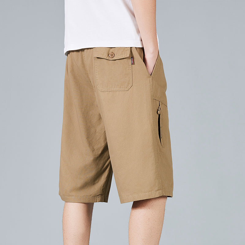 100 Cotton Mens Knee-length Shorts Summer Pants 555