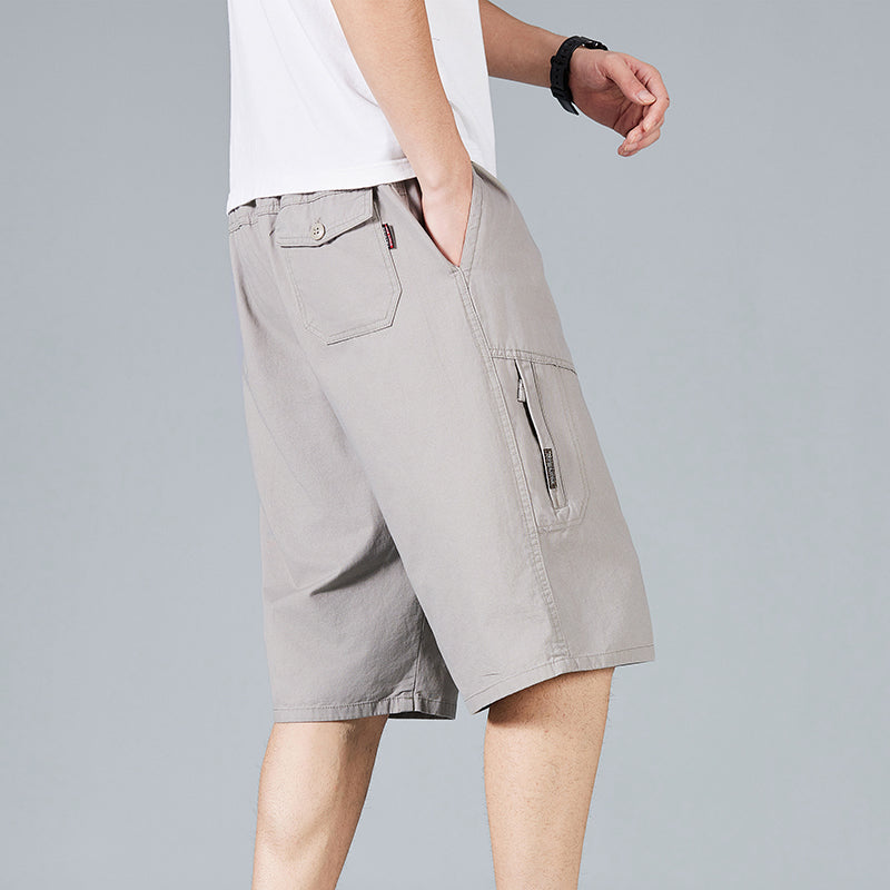 100 Cotton Mens Knee-length Shorts Summer Pants 555