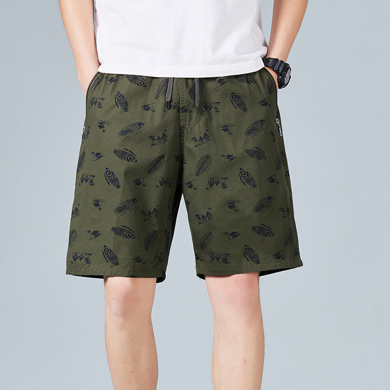 100 Cotton Mens Shorts Summer Beach Shorts 5019