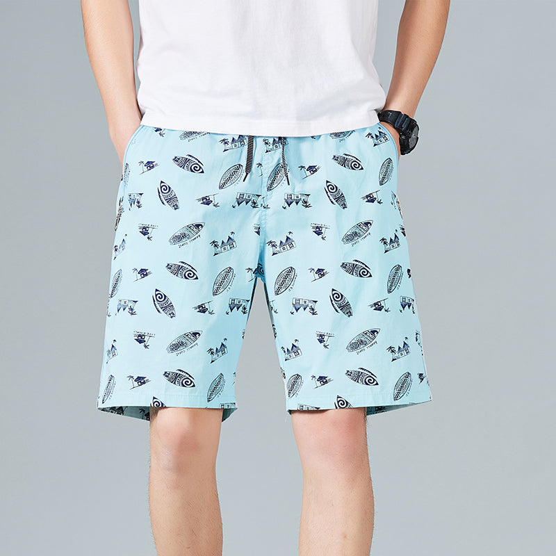 100 Cotton Mens Shorts Summer Beach Shorts 5019