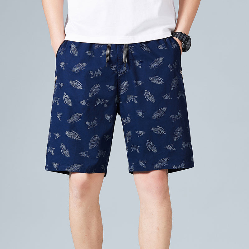 100 Cotton Mens Shorts Summer Beach Shorts 5019