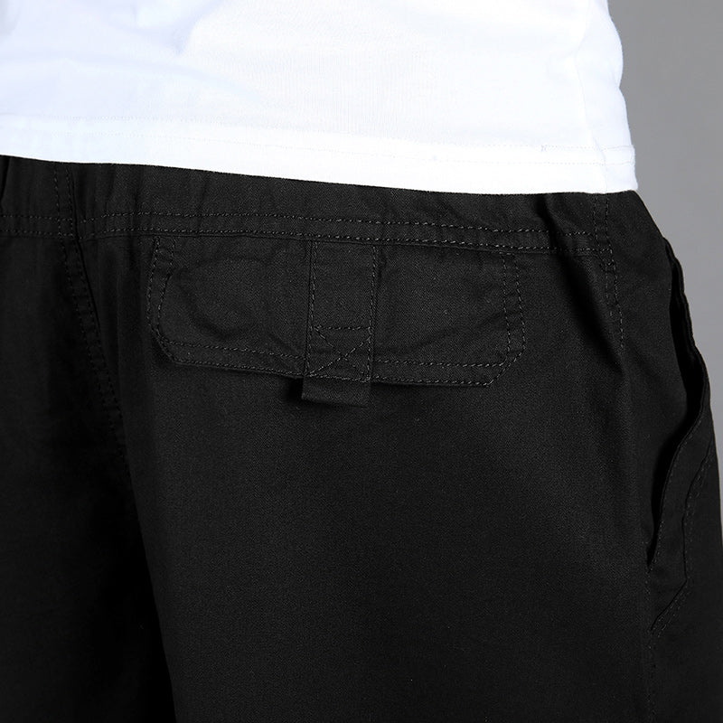100 Cotton Thickend Mens Long Pants Casual Straight Working Trousers 8226H