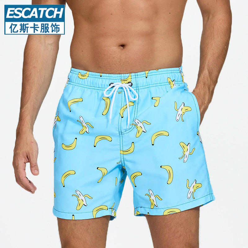 2025 Men Beach Swim Shorts Men Swim Trunks Men Swimwear Shorts