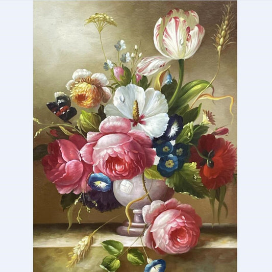 Peonies 100 Handmade Oil Painting on Canvas flower painting Gifts 20 by 24 M2032