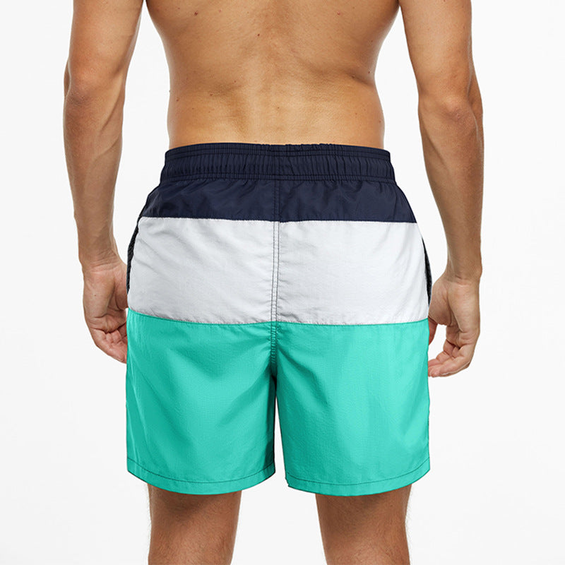 2025 Men Beach Swim Shorts Men Plain Swim Trunks Men Swimwear Shorts Beach with 100% Nylon Quickly Dry Fabric Custom logo