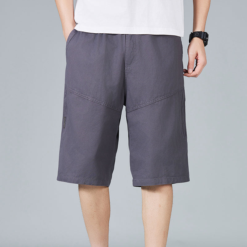 100 Cotton Mens Knee-length Shorts Summer Pants 555