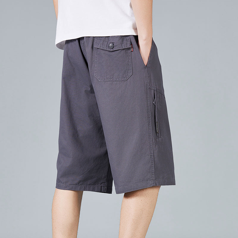 100 Cotton Mens Knee-length Shorts Summer Pants 555