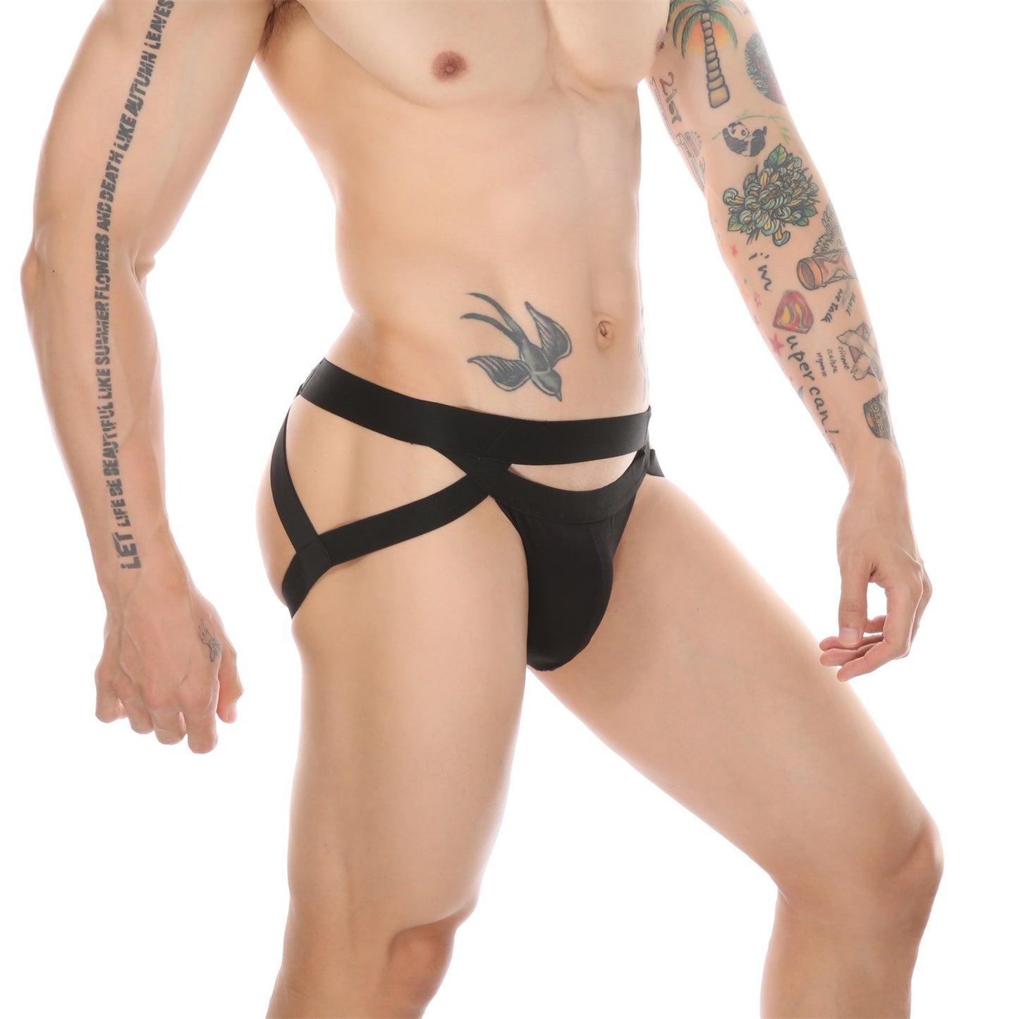 Clever-Menmode Gay Jockstraps with Ring Youth Cotton Underwear