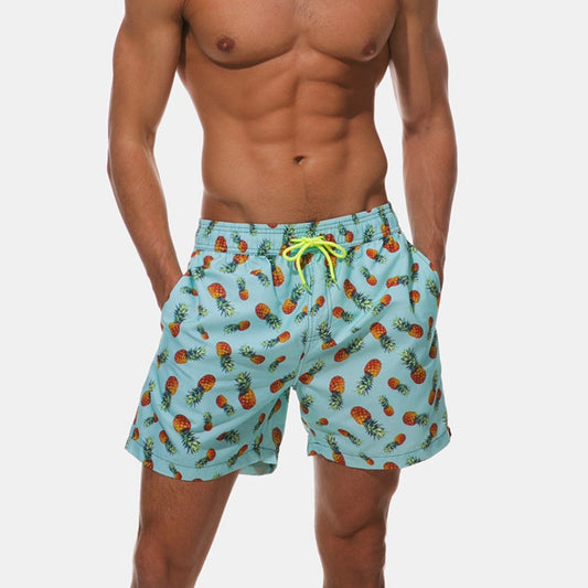 2025 Men Beach Swim Shorts Men Swim Trunks Men Swimwear Shorts Beach with 100% Nylon Quickly Dry Fabric Custom logo