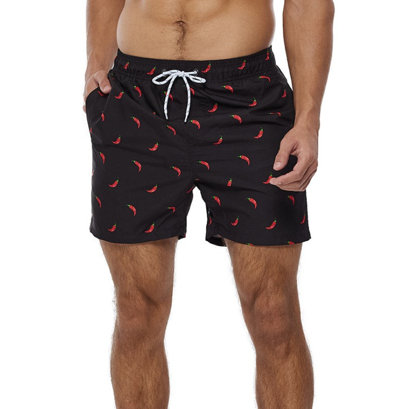 2025 Men Beach Swim Shorts Men Swim Trunks Men Swimwear Shorts Beach with 100% Nylon Quickly Dry Fabric Custom logo
