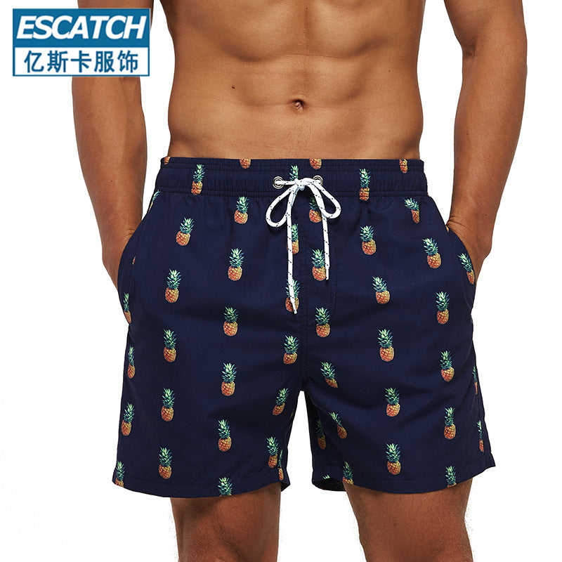 2025 Men Beach Swim Shorts Men Swim Trunks Men Swimwear Shorts Beach with 100% Nylon Quickly Dry Fabric Custom logo