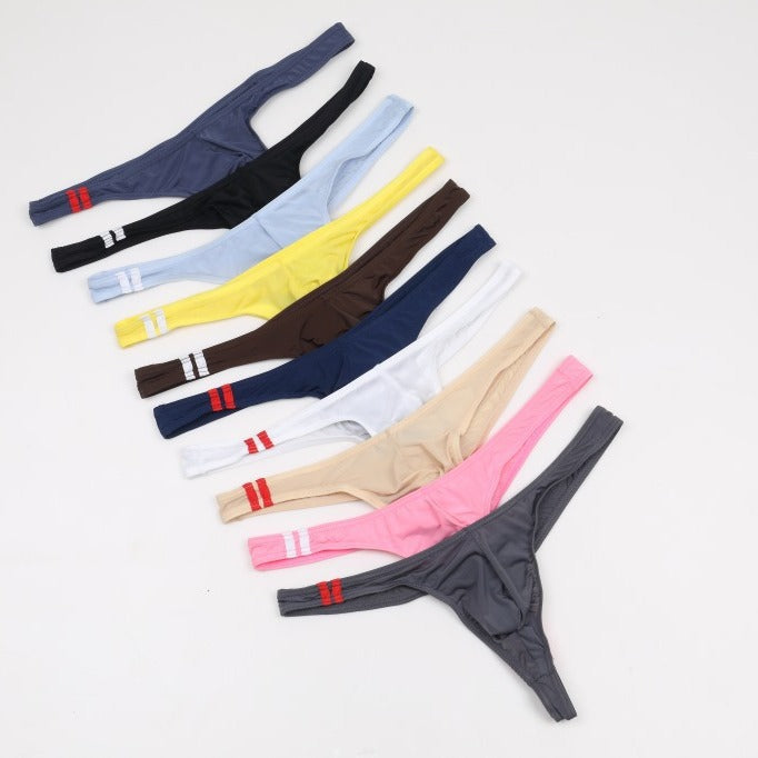 Wholesale Mens G-strings Rainbow Underwear 10 colors E044