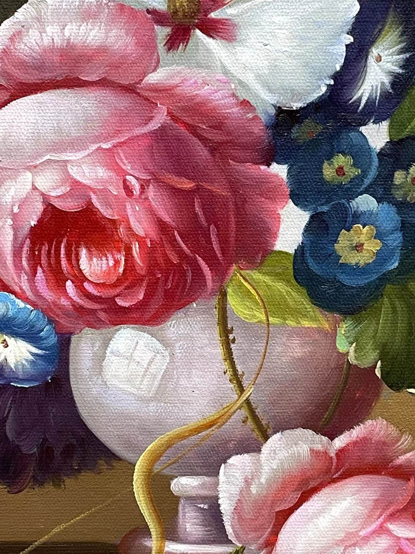 Peonies 100 Handmade Oil Painting on Canvas flower painting Gifts 20 by 24 M2032