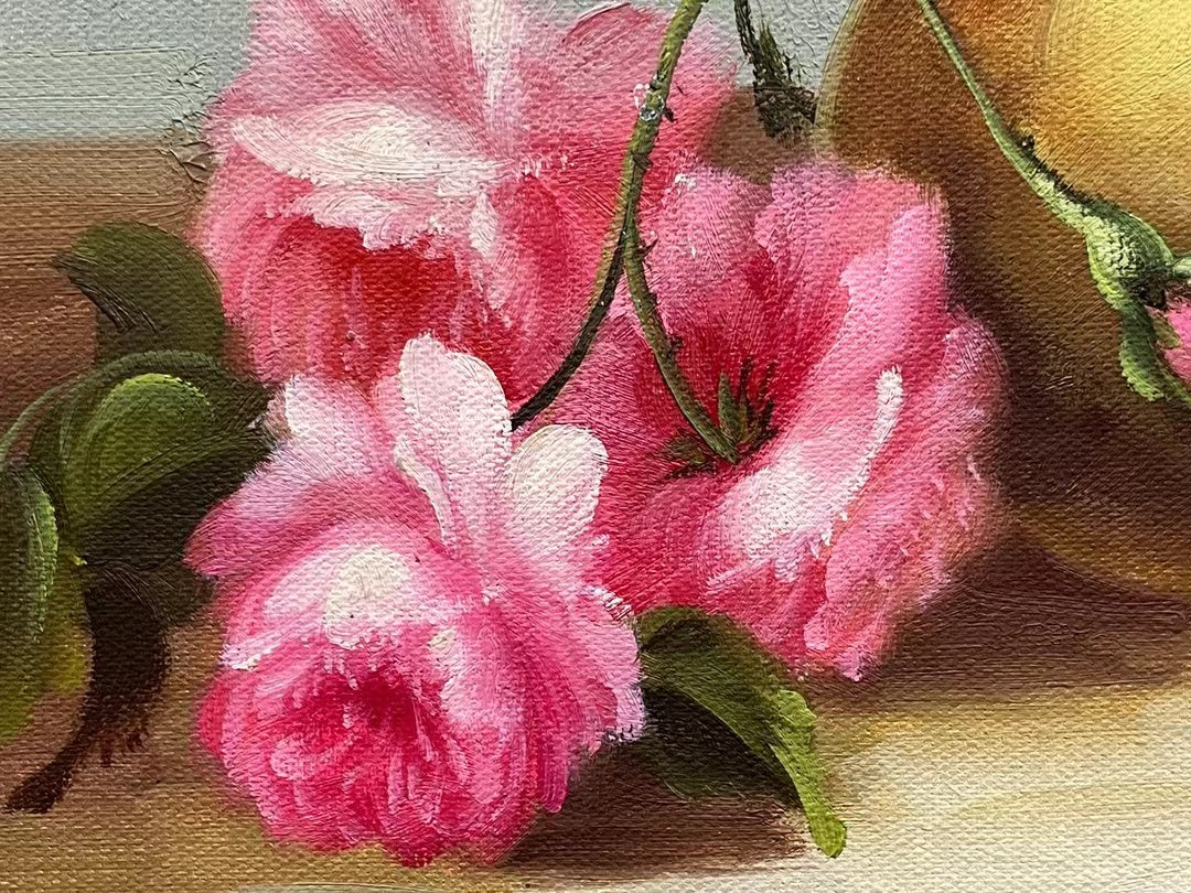 Peonies 100 Handmade Oil Painting on Canvas flower painting 20 by 24 M2036