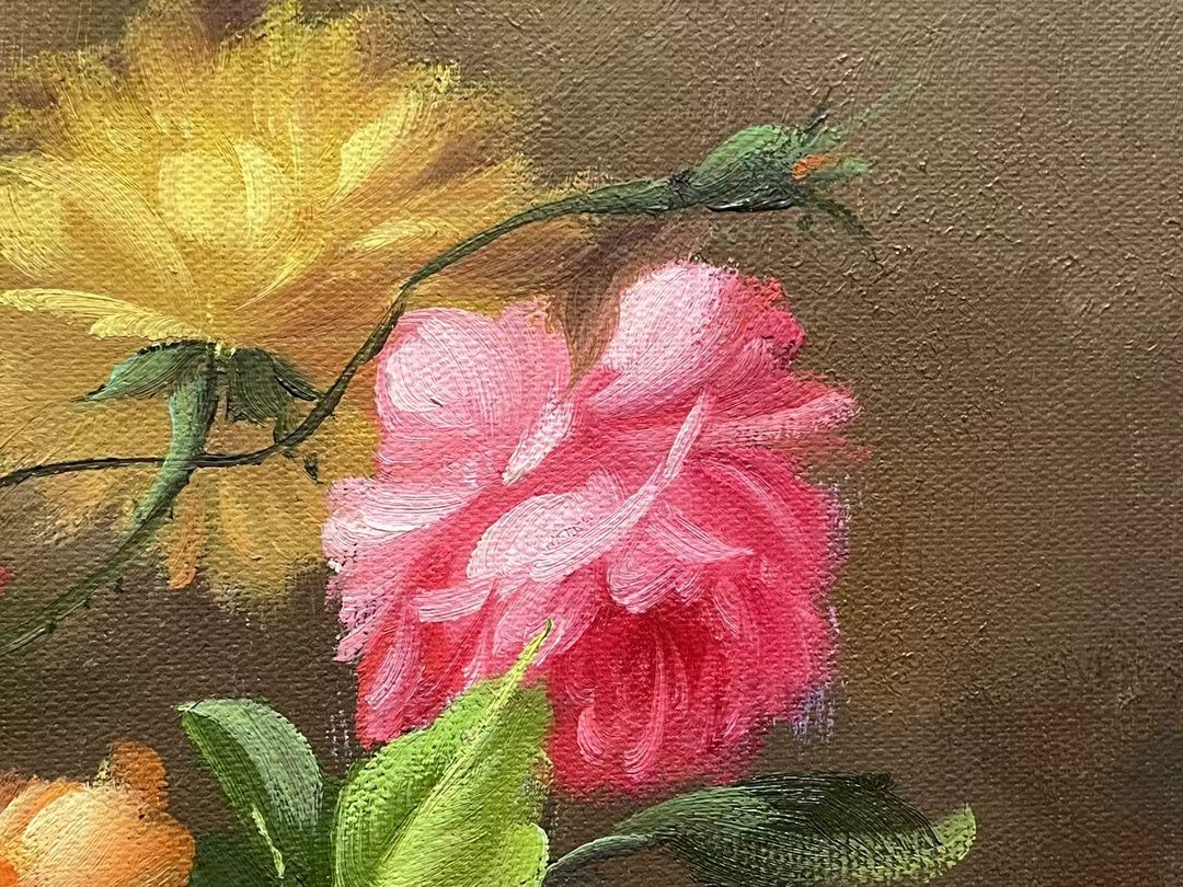 Peonies 100 Handmade Oil Painting on Canvas flower painting 20 by 24 M2036