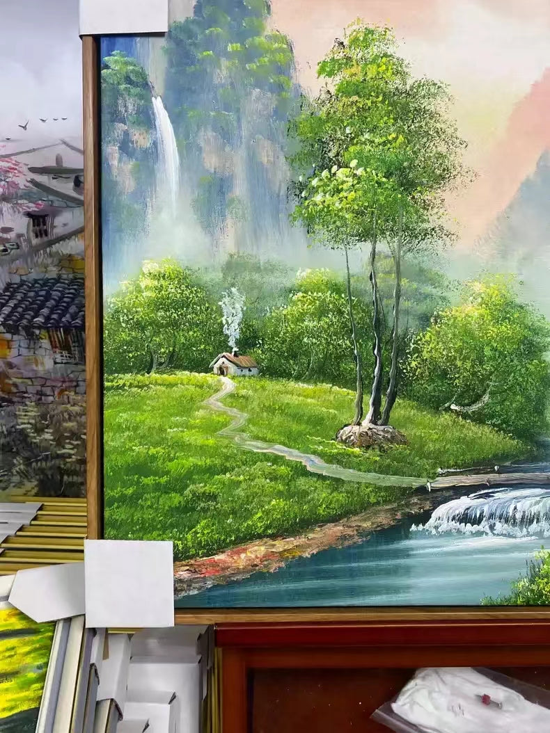 Landscape 100% Handmade Oil Painting on Canvas Gift for Friends Family 20 by 24 M3006