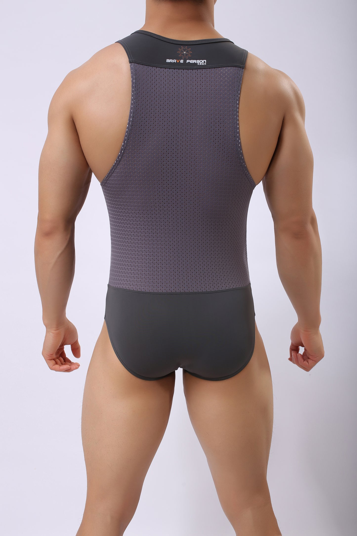 Men's Stretch Jockstrap Singlet Leotard Bodysuit Bodywear Underwear