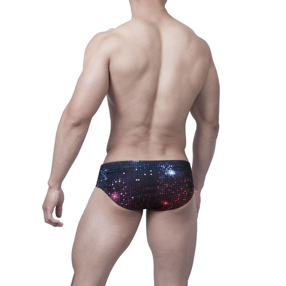 Star Mens Swimsuit Briefs Swimwear Male Sexy Swimming Board Beach Surfing Bikini U037