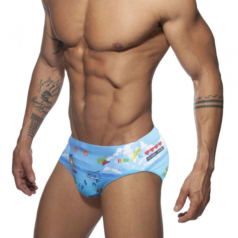 U313 Mens Swimsuit Briefs Swimwear Male Sexy Swimming Bikini Board Beach Surfing Swim Trunks