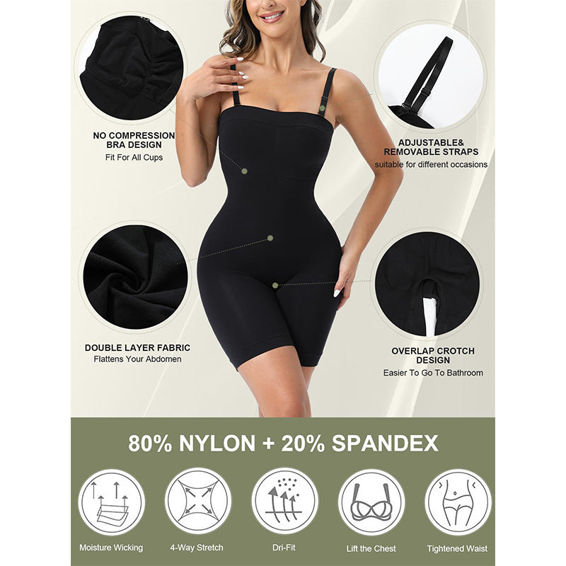 Strapless Shapewear Bodysuit Butt Lifter Body Shaper for Women Under Dress Tummy Control full Body Shapewear